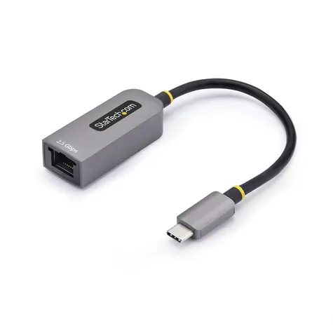 StarTech adaptér USB-C na Ethernet šedá (C22G-USB-ETHERNET) / Adaptér / RJ-45 / 5 Gbps