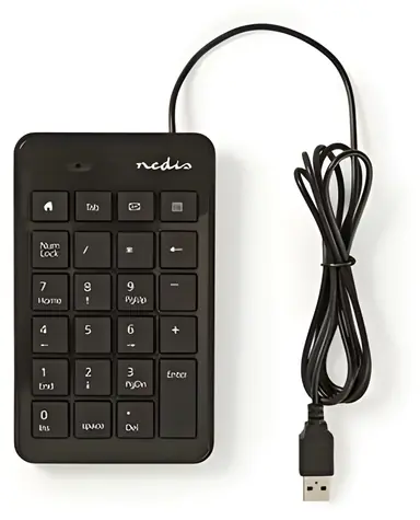 Nedis Numerická klávesnice / Numerická klávesnice / USB-A / drátová