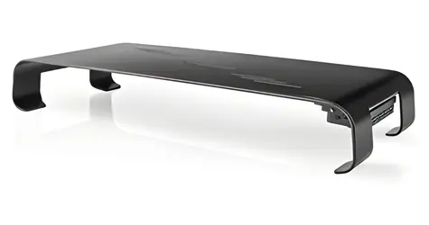 Nedis Stojan pod monitor s USB hubem / Stojan na monitor / nosnost 18 kg / USB hub 4x USB 3.0