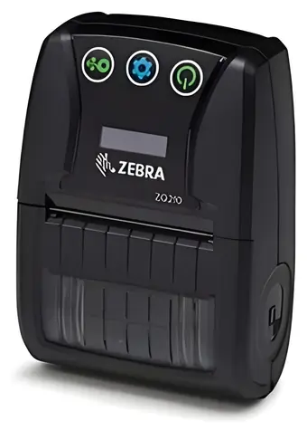 ZEBRA ZQ210 černá / Mobilní termotiskárna / 203dpi / 60mm/s / Bluetooth / USB / 1500mAh