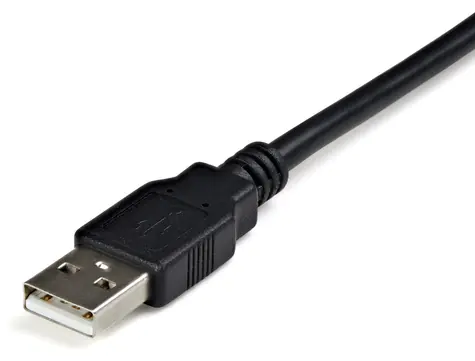 StarTech adaptér USB-A na sériový DB9 černá / Adaptér / DB9 (M) - USB-A / 1,8 m