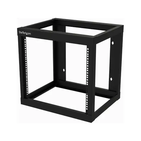 StarTech Nástěnný otevřený rack 9U černá / Nástěnný rozvaděč 19