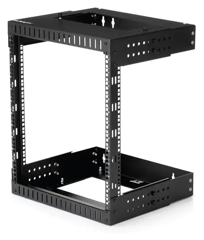 StarTech nástěnný rozvaděč 12U černá / Nástěnný rozvaděč / hloubka 510 mm / nosnost 90 kg