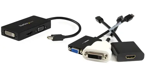 StarTech Adaptér Mini DisplayPort na VGA/DVI/HDMI černá / Videoadaptér / 1920 x 1200 px / 0,15 m