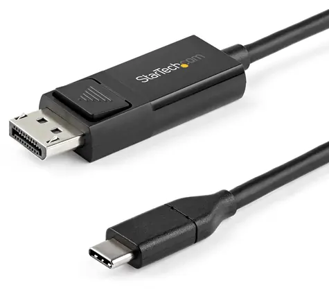 StarTech USB-C na DisplayPort 1.2 černá / Kabel / 1 m / 4K 60Hz / obousměrný