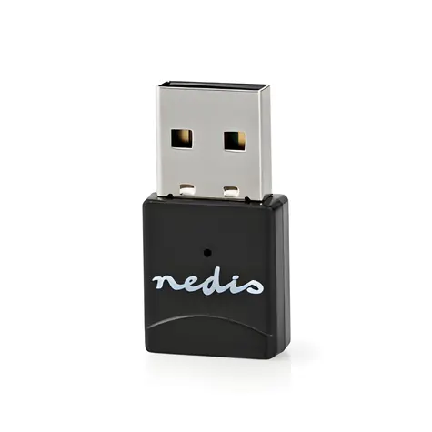 Nedis Wi-Fi USB adaptér AC600 / Wi-Fi adaptér / Dual-Band 2,4 a 5 GHz / USB 2.0 / 600 Mb/s