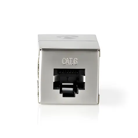 Nedis Spojka RJ45 CAT6 stíněná / Síťová spojka / RJ45-RJ45 / přímá / kovová / box