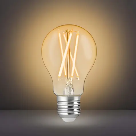 Alecto SMARTLIGHT110 / Chytrá LED žárovka / Vláknová / Wi-Fi / stmívatelná / 1800-3000K