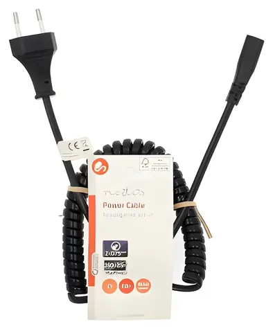 Nedis napájecí kabel Euro černý / Napájecí kabel / konektor IEC-320-C1 / přímý / 2 m