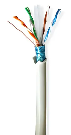 Nedis Cat6 šedá / Instalační kabel / F/UTP / 50 m / LSZH / Čistá měď
