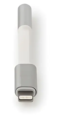Nedis adaptér Lightning 8pin - Jack 3,5mm / Adaptér / pozlacené konektory / hliníkový