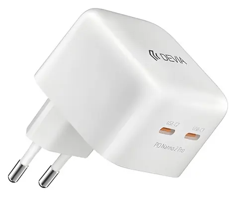 Devia Extreme Speed GaN nabíječka 45W bílá / Nabíječka / Power Delivery / 45W