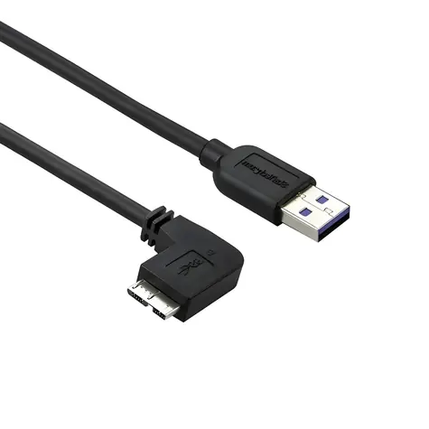 StarTech USB-A - Micro-USB B slim kabel černá / Kabel / USB 3.0 / 5 Gbit/s / 1 m