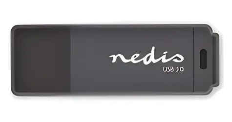 Nedis 64 GB / Flash disk / USB-A / čtení: 80 MB/s / zápis: 10 MB/s