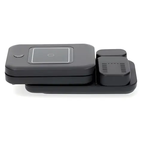 Nedis 3v1 skládací bezdrátová nabíječka / 15 W / USB-A, USB-C / LED indikace / kabel 1 m