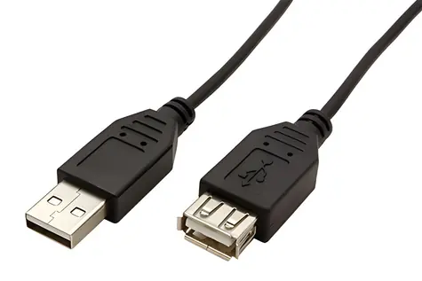 Goobay USB 2.0 A-A 30cm černá / Prodlužovací kabel / M-F