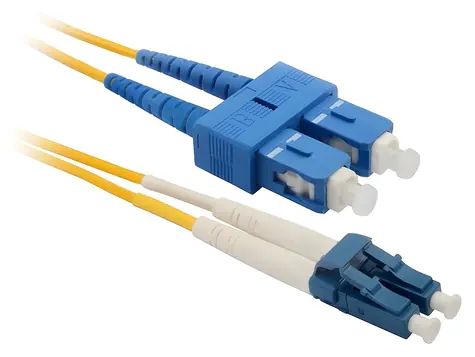 Solarix Patch kabel LCupc/SCupc SM OS 2m / Optický patch kabel / 9/125 µm duplex / SXPC-LC/SC-UPC-OS-2M-D