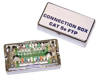 Digitus Propojovací spojka CAT5 FTP / Spojka / zárezová / RJ45-RJ45