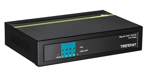 TRENDnet TPE-TG50G / Switch / 5-port Gigabit / 4x PoE+