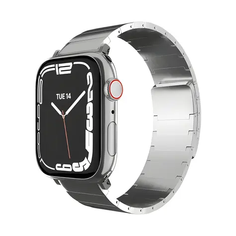 SwitchEasy Maestro Magnetic Stainless Steel stříbrná / Řemínek / pro Apple Watch 40/41/42mm / nerezová ocel