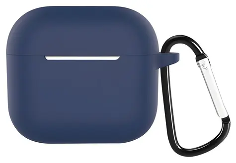 Devia Silicone Suit Case modrá / Pouzdro pro Apple AirPods 3 / Silikonové