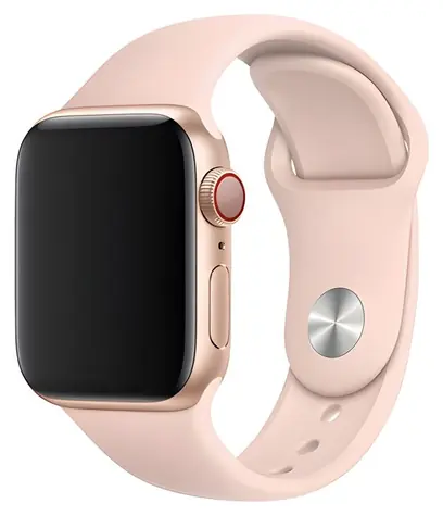 Devia Deluxe Sport Band 44/45/46mm Pink Sand / Sportovní řemínek pro Apple Watch