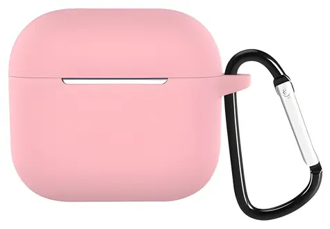 Devia Silicone Suit Case růžová / Pouzdro / Apple AirPods 3 / Silikonové