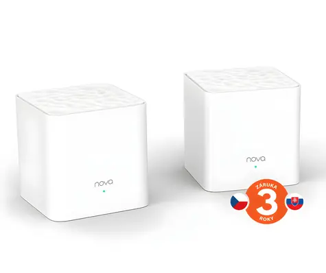 Tenda Nova MW3 2 ks / Mesh router / Wi-Fi AC1200 / Dual Band / 802.11ac/a/b/g/n
