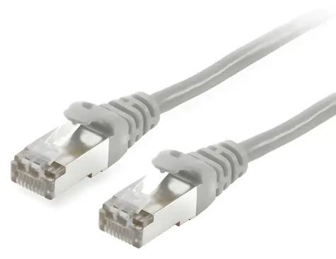 Equip šedá / Patch kabel / Cat6 S/FTP / RJ-45 / 2 m / PoE