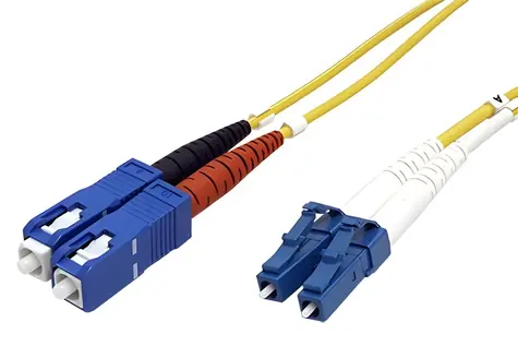 EFB Optický patch kabel LC-SC OS2 20m / Optický patch kabel / Single mode OS2 / Duplex / 2 mm / LSOH plášť