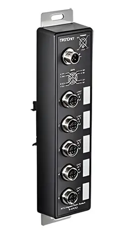 TRENDnet TI-XPG50 / Průmyslový switch / 5-port M12 / 4x PoE+ / EN50155