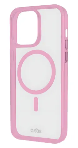 SBS Mag Frame růžová / Kryt / MagSafe / pro iPhone 15 Pro