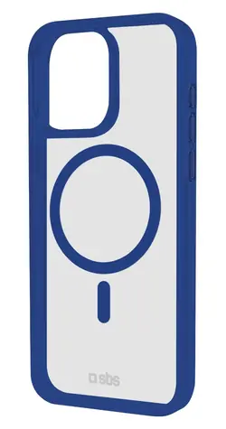 SBS Mag Frame modrá / Kryt / MagSafe / pro iPhone 16 Pro