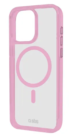 SBS Mag Frame růžová / Kryt / MagSafe / iPhone 16 Pro