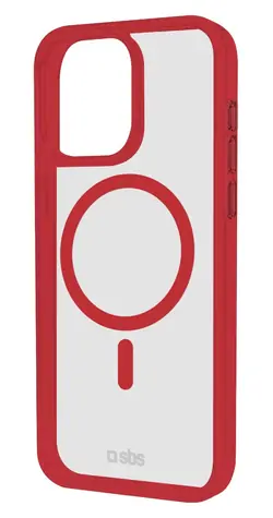 SBS Mag Frame červená / Kryt / MagSafe / iPhone 16 Pro