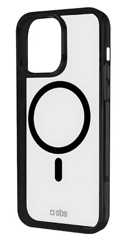 SBS Mag Frame černá / Kryt / MagSafe / pro iPhone 15 Pro Max