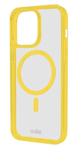 SBS Mag Frame žlutá / Kryt / MagSafe / iPhone 16 Pro