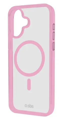 SBS Mag Frame růžová / Kryt / MagSafe / pro iPhone 16 Plus
