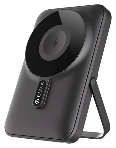 Devia Extreme Speed Series šedá / Powerbanka / Magnetická / s držákem / 10 000 mAh / 22,5W