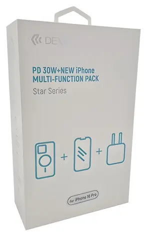 Devia Star Series PD 30W / Nabíjecí sada / Apple iPhone 16 Pro / 30W