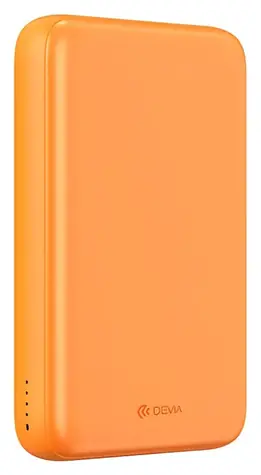 Devia Ultra12 oranžová / Powerbanka / Bezdrátová / Magnetická / 10 000 mAh / PD 22,5W