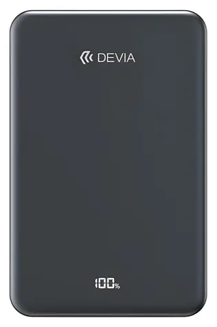 Devia Ultra14 Solid State Magnetic černá / Powerbanka / 10000 mAh / PD 22.5W / Magnetické nabíjení