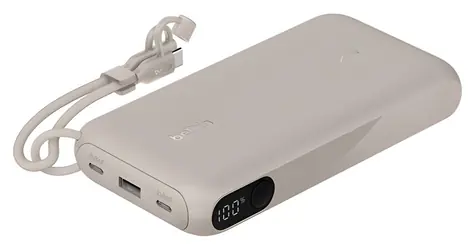 Belkin BOOST CHARGE 20000mAh písková / Powerbanka / 20W PD / USB-C / s displejem