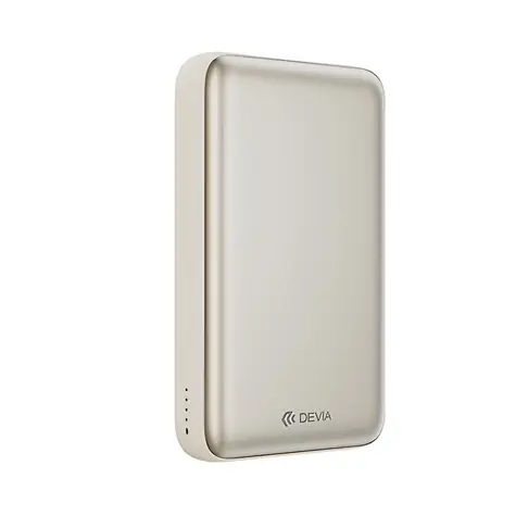 Devia Ultra12 zlatá / Powerbanka / Bezdrátová / Magnetická / 10 000 mAh / PD 22,5W