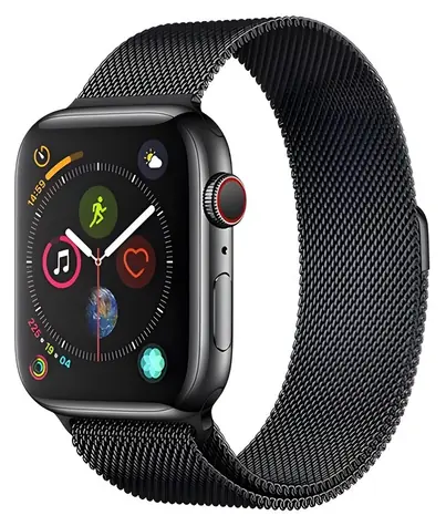 Devia Elegant Series Milanese Loop 44/45/46 mm Space Black / Řemínek Apple Watch