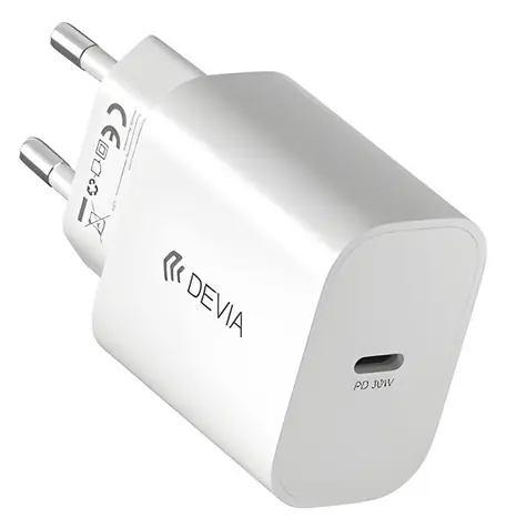 Devia Smart series PD Quick Charger 30W bílá / Síťová nabíječka / 30 W / PD