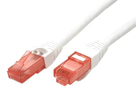 Roline UTP Cat6 bílá / Patch kabel / U/UTP / RJ45 / 1 m / LSOH