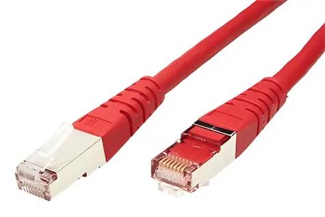 Roline patch kabel S/FTP Cat.6 červený / Patch kabel / S/FTP / Cat.6 / 15 m