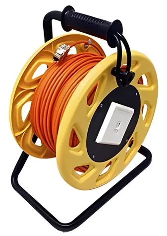 Roline S/FTP kabel Cat 6a na bubnu 60 m oranžová / Kabel