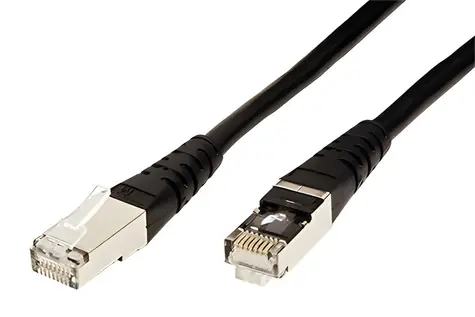 Roline S/FTP patchkabel kat. 6 0,3 m černý / Patch kabel / RJ-45